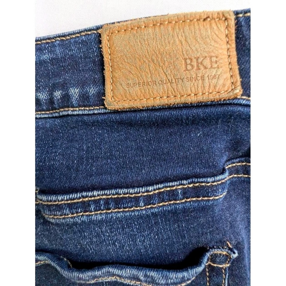 BKE~Victoria Skinny Jeans~ Size 31x29.5~Dark Wash/Mid Rise/Universal Fit/Stretch - Picture 9 of 10